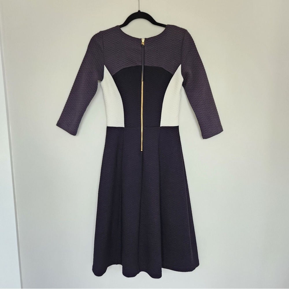 Boden Curve Flare Dress in Textured  WW113 Size US 12R - Picture 6 of 12
